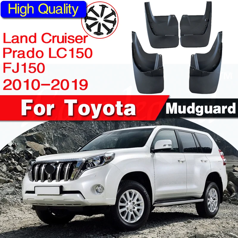 Mudguard for Toyota Land Cruiser Prado LC150 FJ150 150 2010~2019 2015 Car Accessories Mudflap Fender Auto Replacement Parts