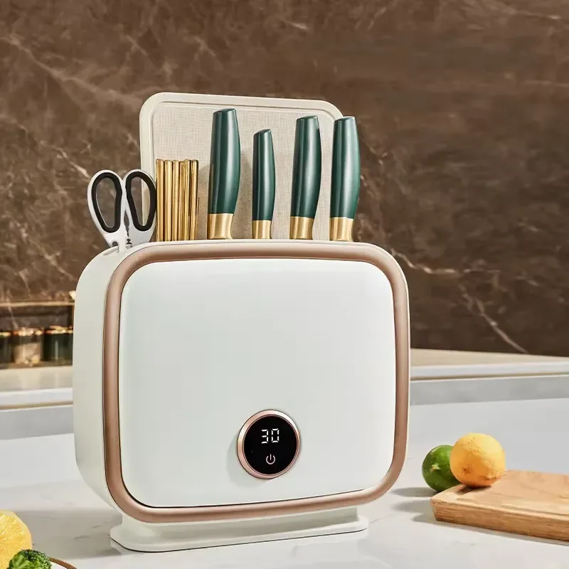 for Hanging Smart Cutting Board with Self-Cleaning and Drying for Knife Organizer Wall-Mounted Kitchen Gadget