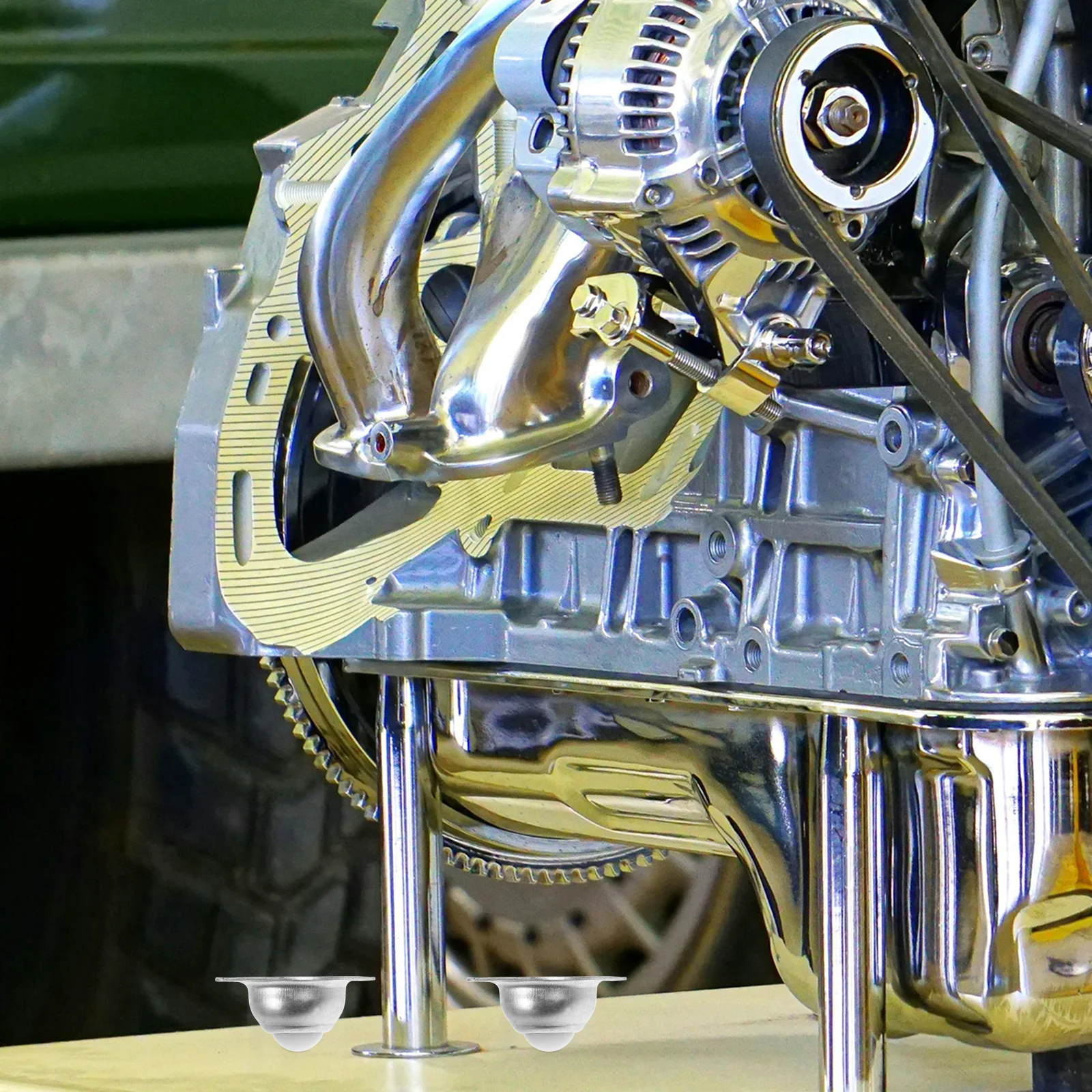 

10 шт. роликовый шарикоподшипник 38 мм оцинкованный железный нейлоновый сердечник тяжелая нагрузка тихий механизм для мебельного оборудования стеллажи