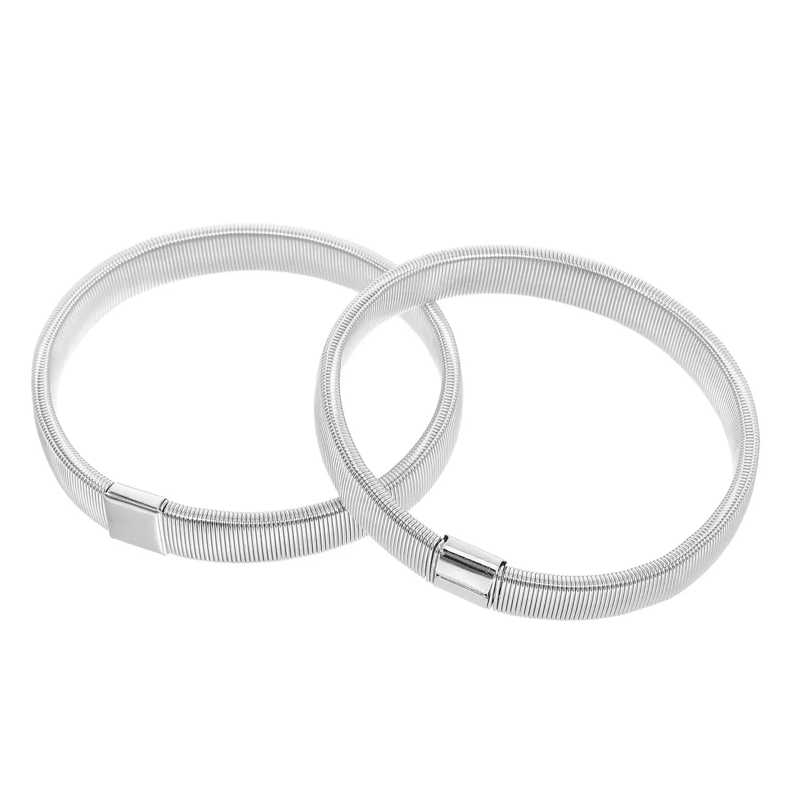Mens Sleeve Garters 2 Pack Adjustable Elastic Metal Shirt Bands Non Slip Armbands for Bartender Office Work