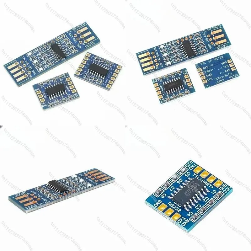 10PCS SP3232 TTL to RS232 Module Serial Port Converter Board Single Dual Channel UART Transceiver Adapter Cable for Arduino