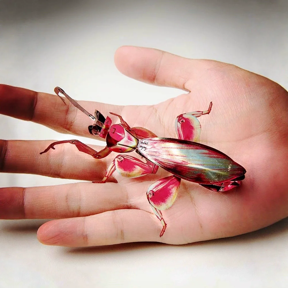 

Orchid Mantis 3D Metal Puzzle DIY Assembly Insect Model Creative Gift for Birthday