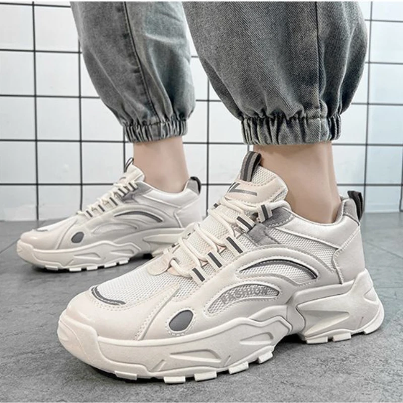Men Sports Running Shoes Casual Sneakers Breathable Platform Shoes for Men Mesh Comfortable Tenis Masculinos Zapatillas Hombre