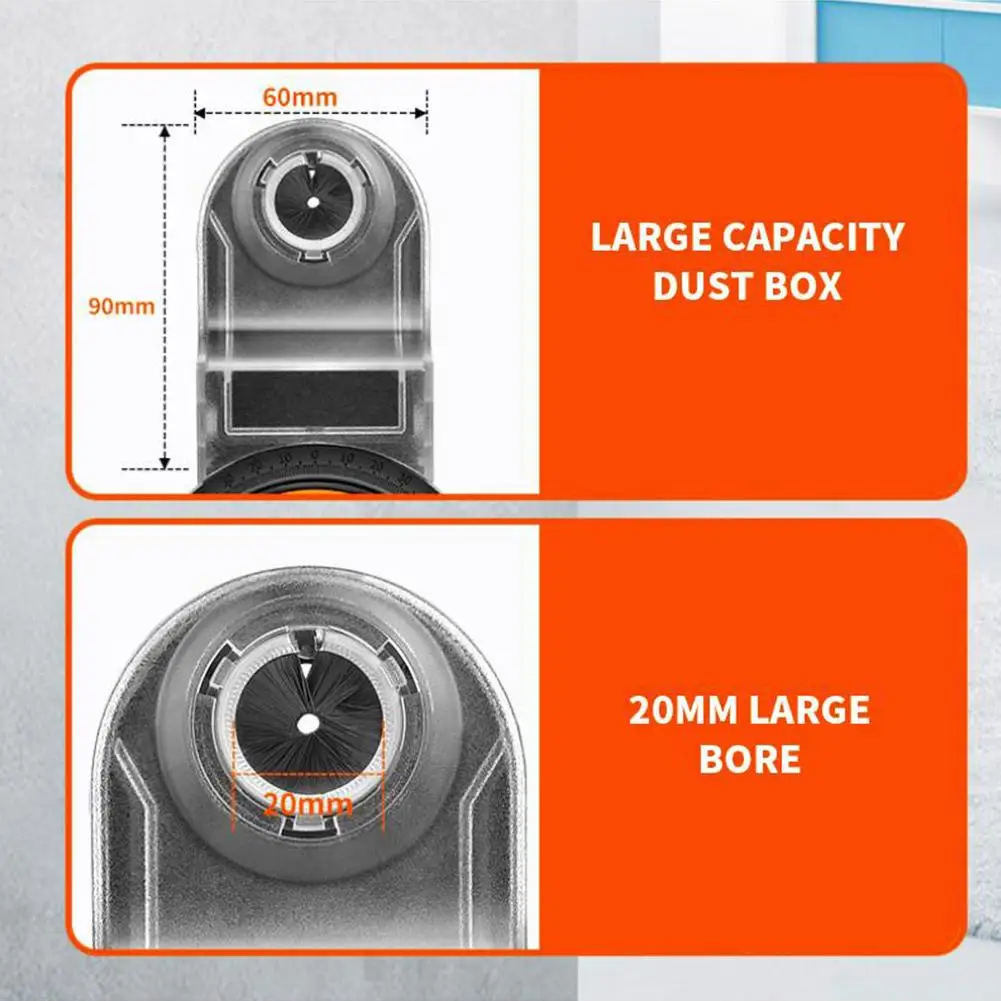Imagem -06 - Coletor de Poeira de Perfuração Elétrica Nível Laser 360 ° Broca Parede de Limpeza Ferramentas de Sucção Poeira de Vácuo em S0k5