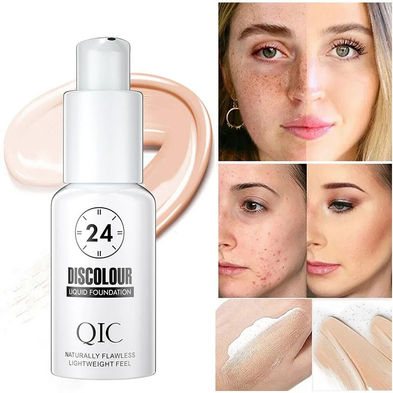 30ml Magic Color Changing Foundation Liquid Soft Matte Long Lasting Hydrating Makeup Base - Foundation Base for Natural Look