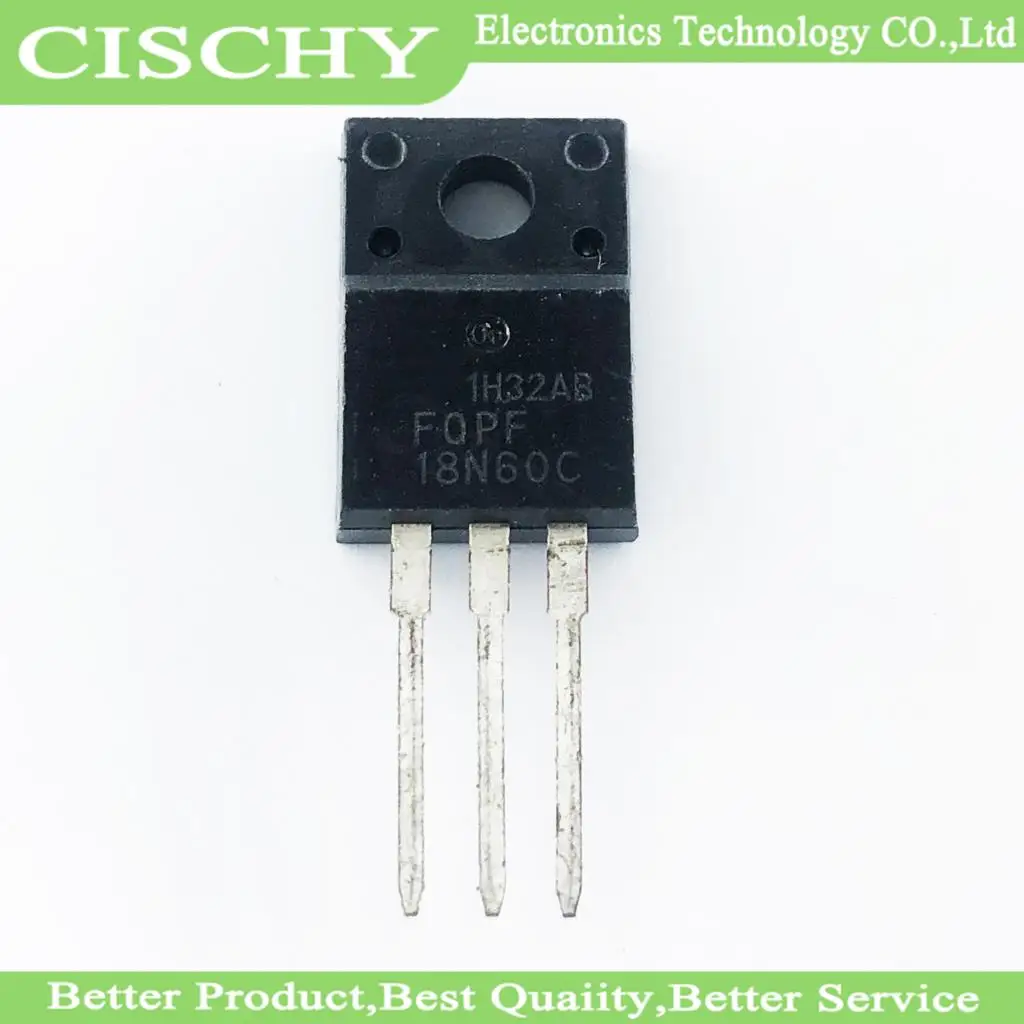 5pcs/lot FQPF18N60C FQPF18N60 18N60 TO-220F new original Immediate delivery In Stock