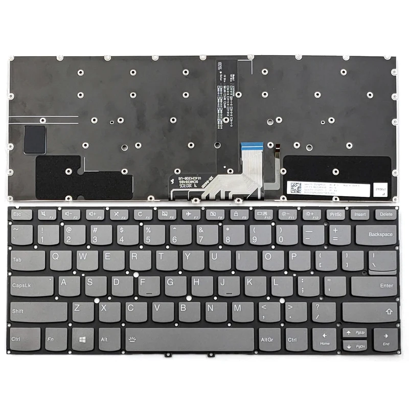 

Новая клавиатура для ноутбука Lenovo Yoga C930-13 C930-13IKB Glass Yoga 7 Pro Pro-13IKB, США, черная с подсветкой