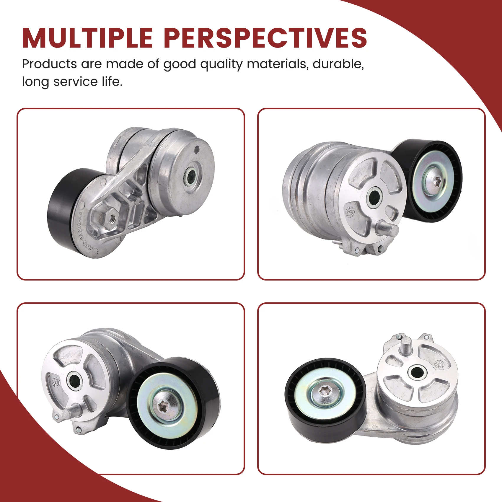 

Drive Belt Tensioner JB3Q-6A228-AA JB3Q6A228AB For Ford Ranger 2018-2021 T6 MK1 Car Tensioner Pulley Assembly-ABQA