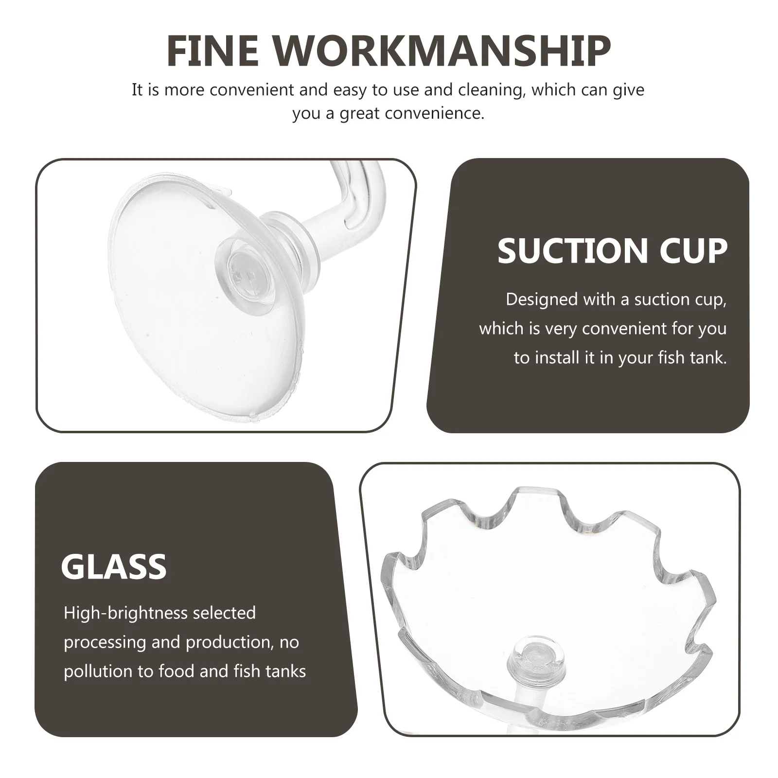 

Shrimp Feeding Dish Acrylic Crystal Feeder Transparent Aquarium Supplies Decorative Shrimp Food Bowl Easy Clean Suction Mount