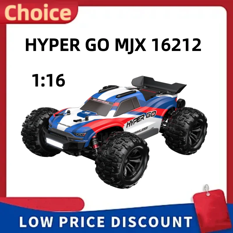Bezszczotkowy, szybki model ciężarówki RC dla dorosłych, HYPER GO MJX 16212, skala 1:16, RTR, pojazd terenowy 4x4, zdalnie sterowany, zabawka dla dorosłych, pojazd RC, zabawki RC, 2,4 GHz, 4WD.