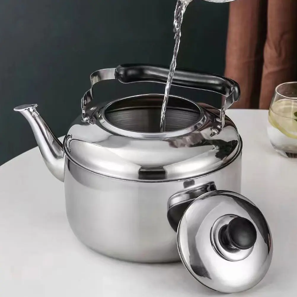 

Whistling Tea Kettle Stainless Steel Stove Top Water Boiling Kettle Large Capacity For Gas Induction Cooker Home Kitchen