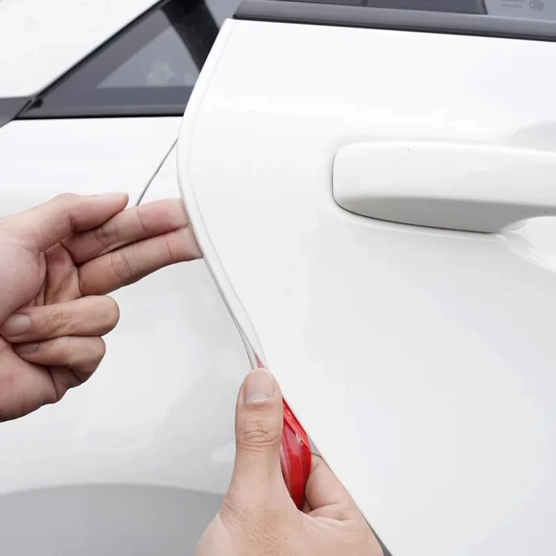 Transparent Car Door Edge Guards Clear Rubber Seal Protector U Shape Edge Trim Car Door Edge Protection For Auto Exterior Parts