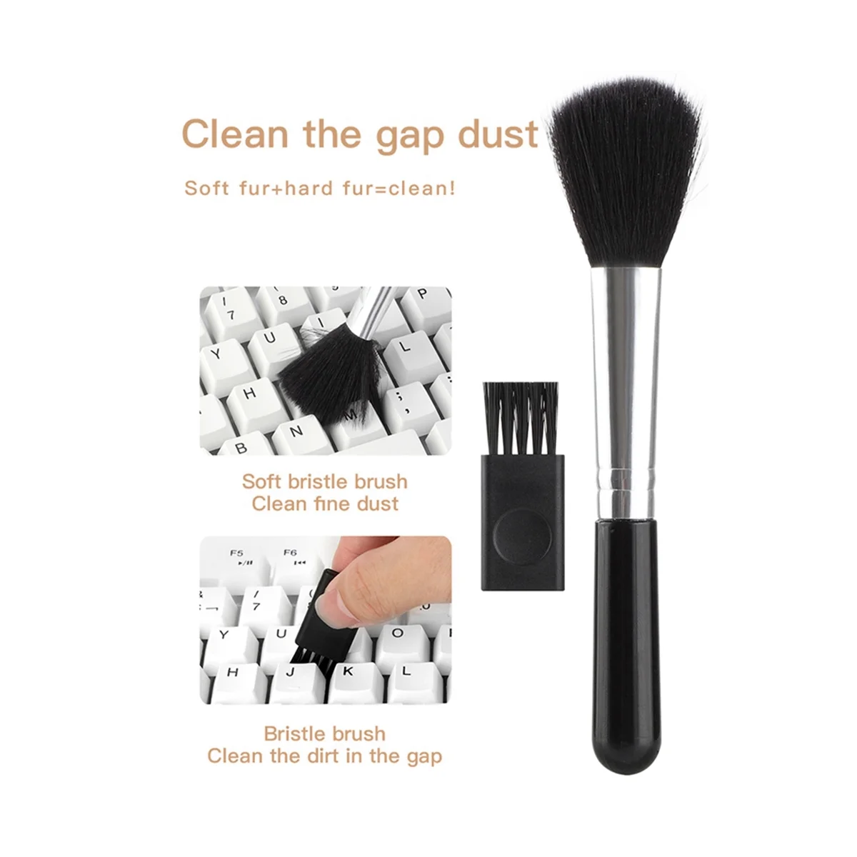 18-in-1 Computer Keyboard Cleaner Kit Phone Tablet Camera Screen Cleaning Tools Earphone Clean Brush