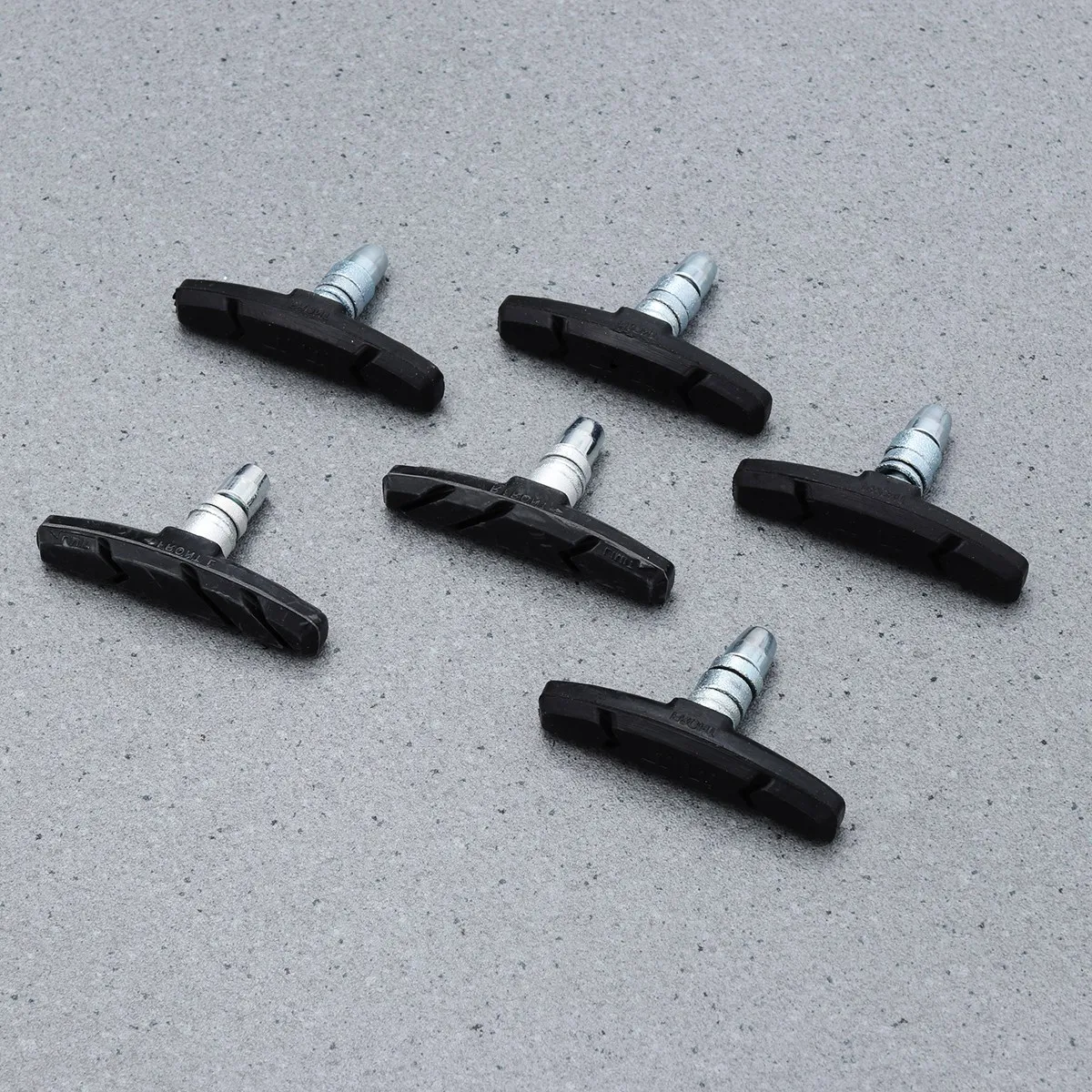

2 Pairs Brake Pads Bike Shoe Bicycle Brakes Accessories Mountain Replacement Black Road
