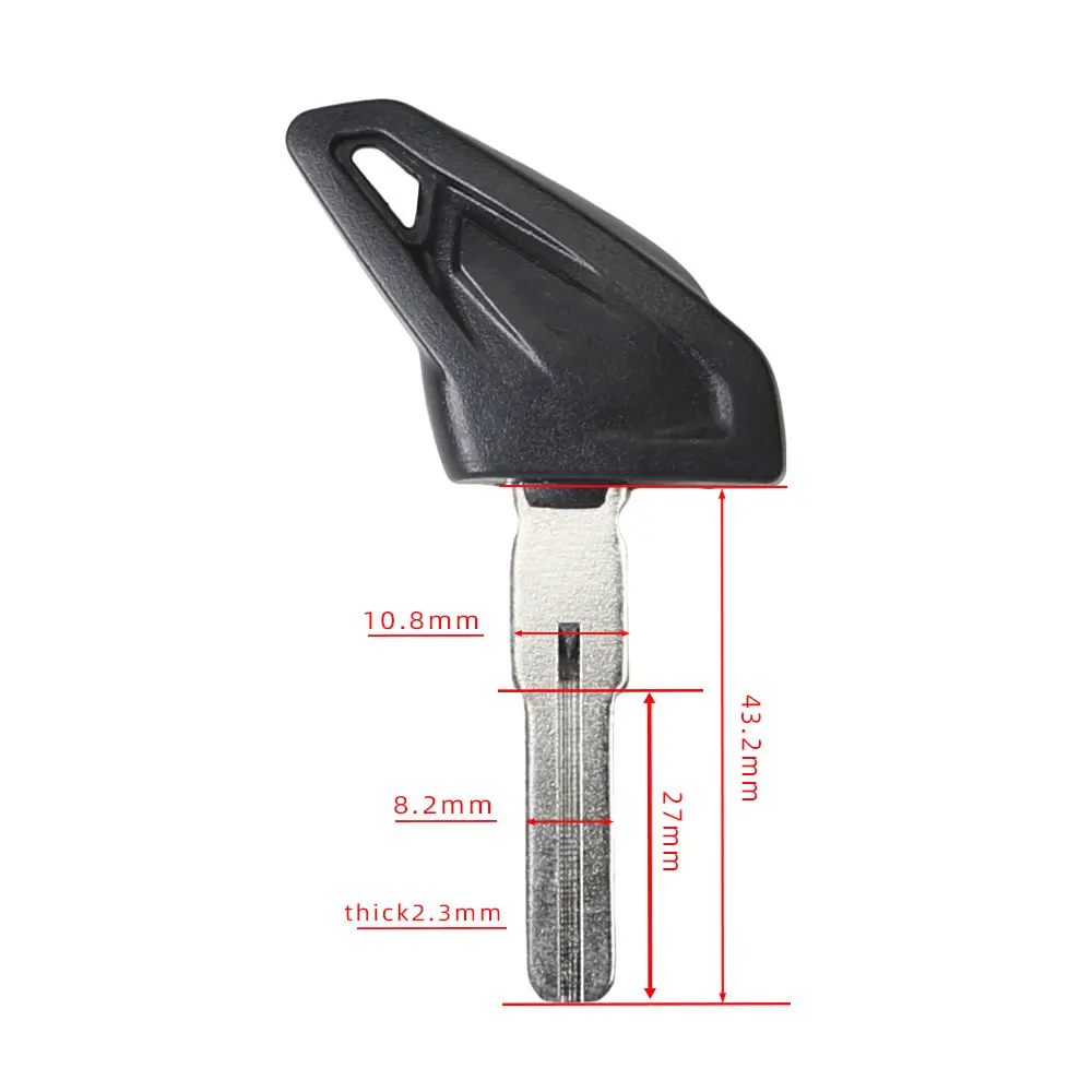 1Pcs New Blank Key Motorcycle Replace Uncut Keys For Scrambler 400 800 M1100 M1100S Scrambler Desert Sled 800