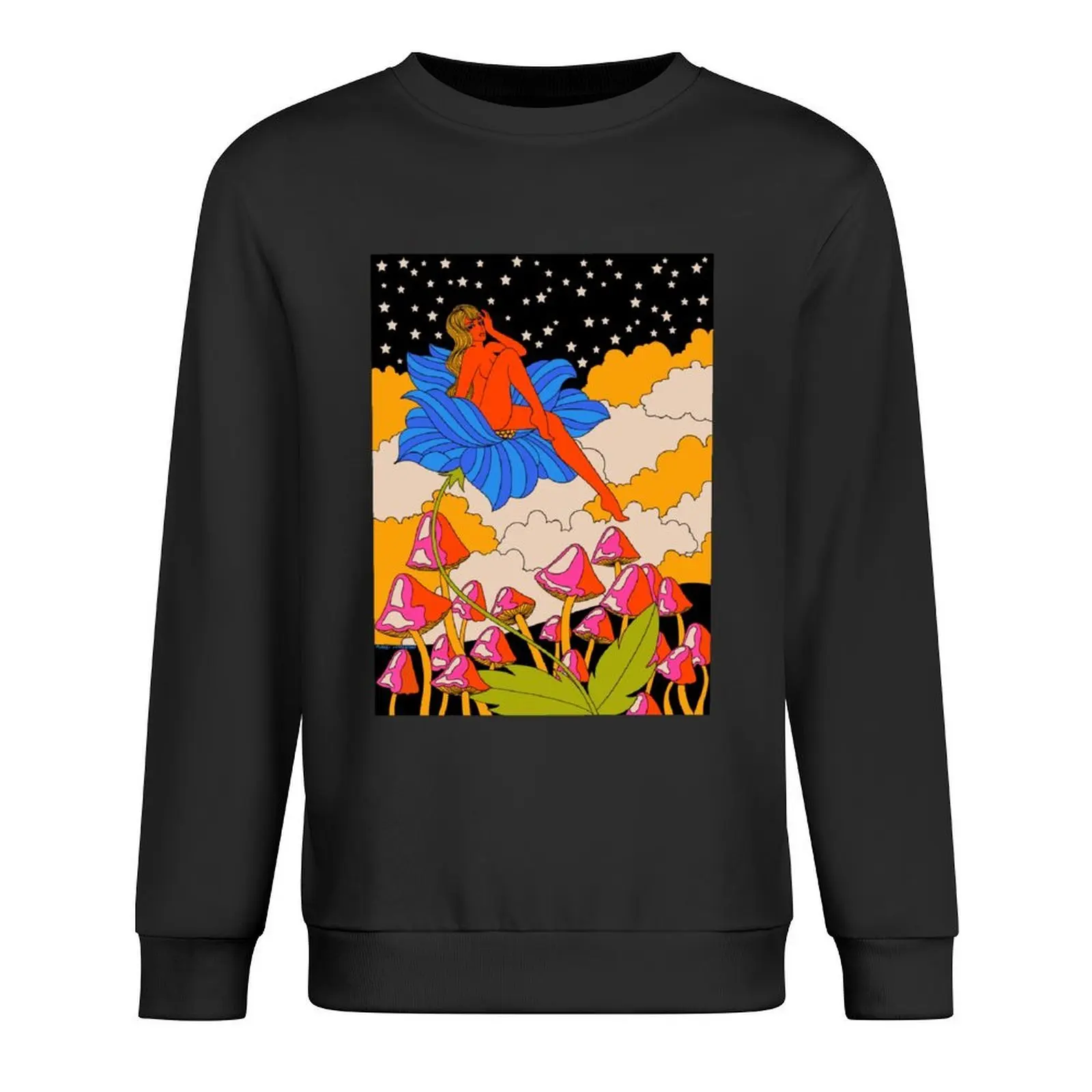 

Lady in a flower Pullover korean style clothes men's autumn clothes winter clothes tracksuit men aesthetic sweatshirts