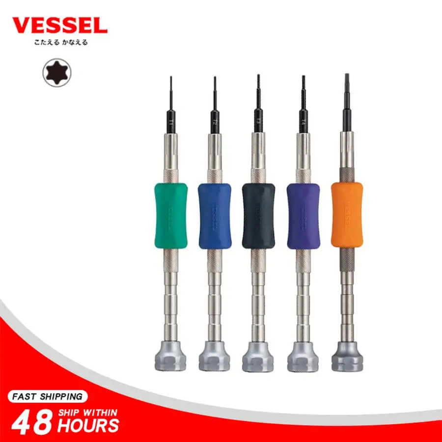 VESSEL TD-59 T1 T2 T3 T4 T5 Series Precision Miniature Screwdriver for Ultra-Small Screws For Computer and Smartphone Repairs