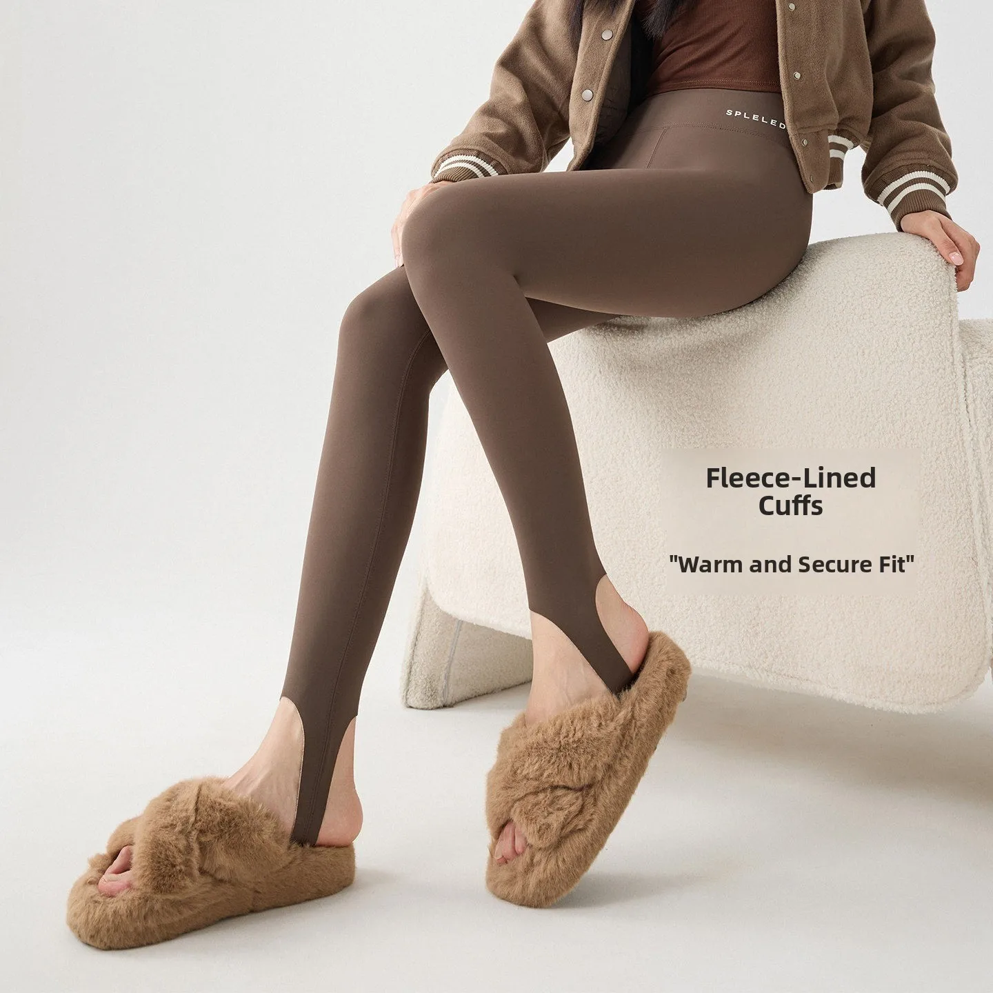 ارتفاع الخصر اليوغا السراويل النسائية الخريف الشتاء Fce اصطف ضيق لا بيلينغ arkskin السراويل عارضة طويلة السراويل مريحة تناسب