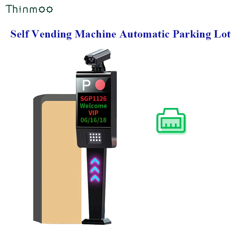 NewThinmoo  Parking Management System License Plate Recognition  Camera UHF RFID Tag Parking