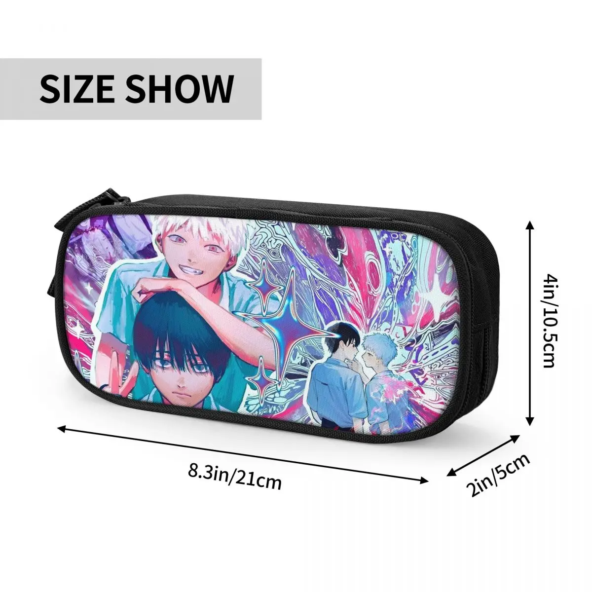 Manga The Summer Hikaru Died Pencil Case Creative Anime Pen Box Bag Girls Boys Big Capacity School Supplies Zipper Pencilcases