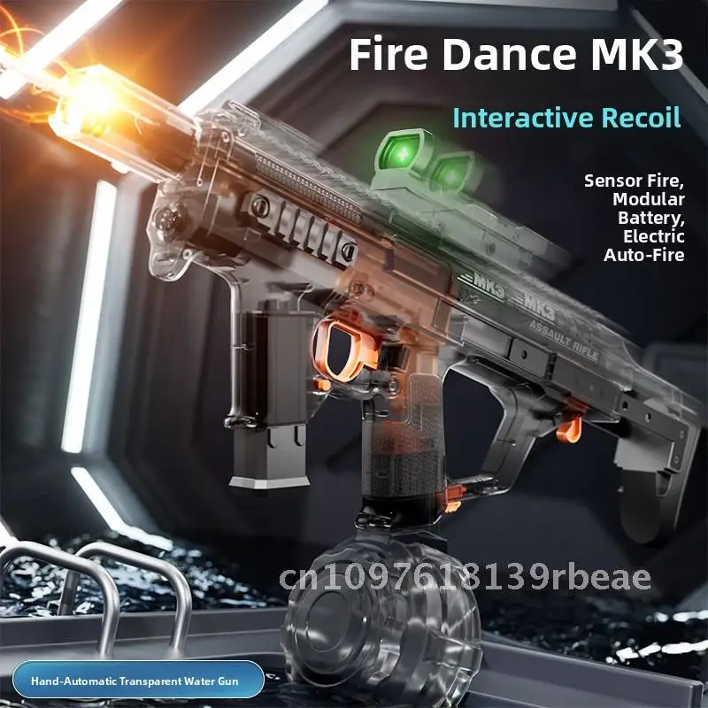 

Водяной пистолет MK3, игрушечная камера, холодный свет, электрические непрерывные волосы для мальчиков и девочек, летний подарок для игры в воду