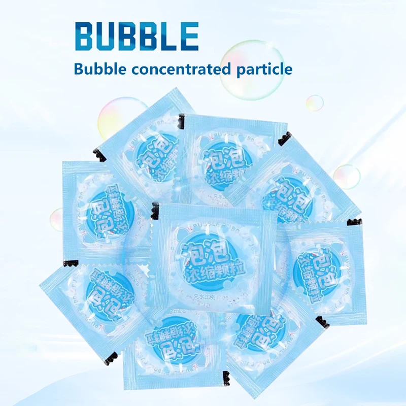 10pcs Concentrate Bubbles Liquid Soap Water Bubble Gun Accessories Soap Bubble Liquid Bubble Refills Children\'s Toys