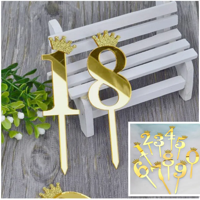 Topper gâteau anniversaire numéro doré argent Mon guide d'expert pour une décoration de fête parfaite