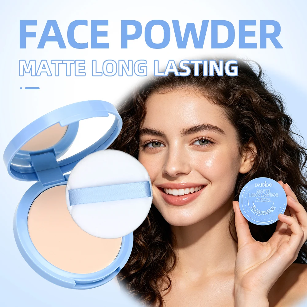 Matte Concealer Setting Powder with Long-Lasting Makeup Effect, Brightening and Skin-Evening Setting Powder