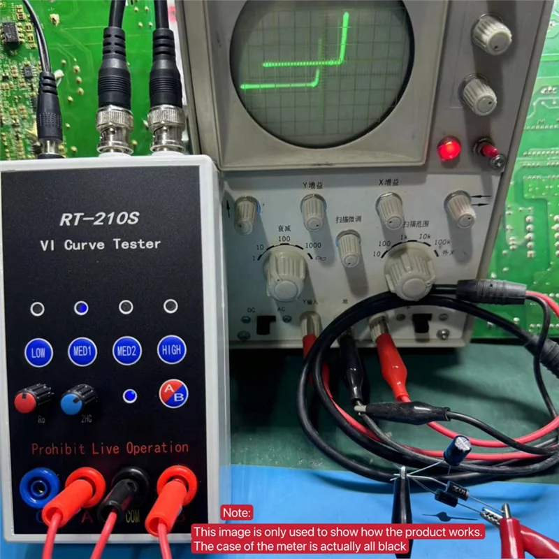

ABKY-VI Curve Tester Dual Channel Simultaneous Display Handheld Circuit Board Online Detection ASA Tester 4 Gear Frequency