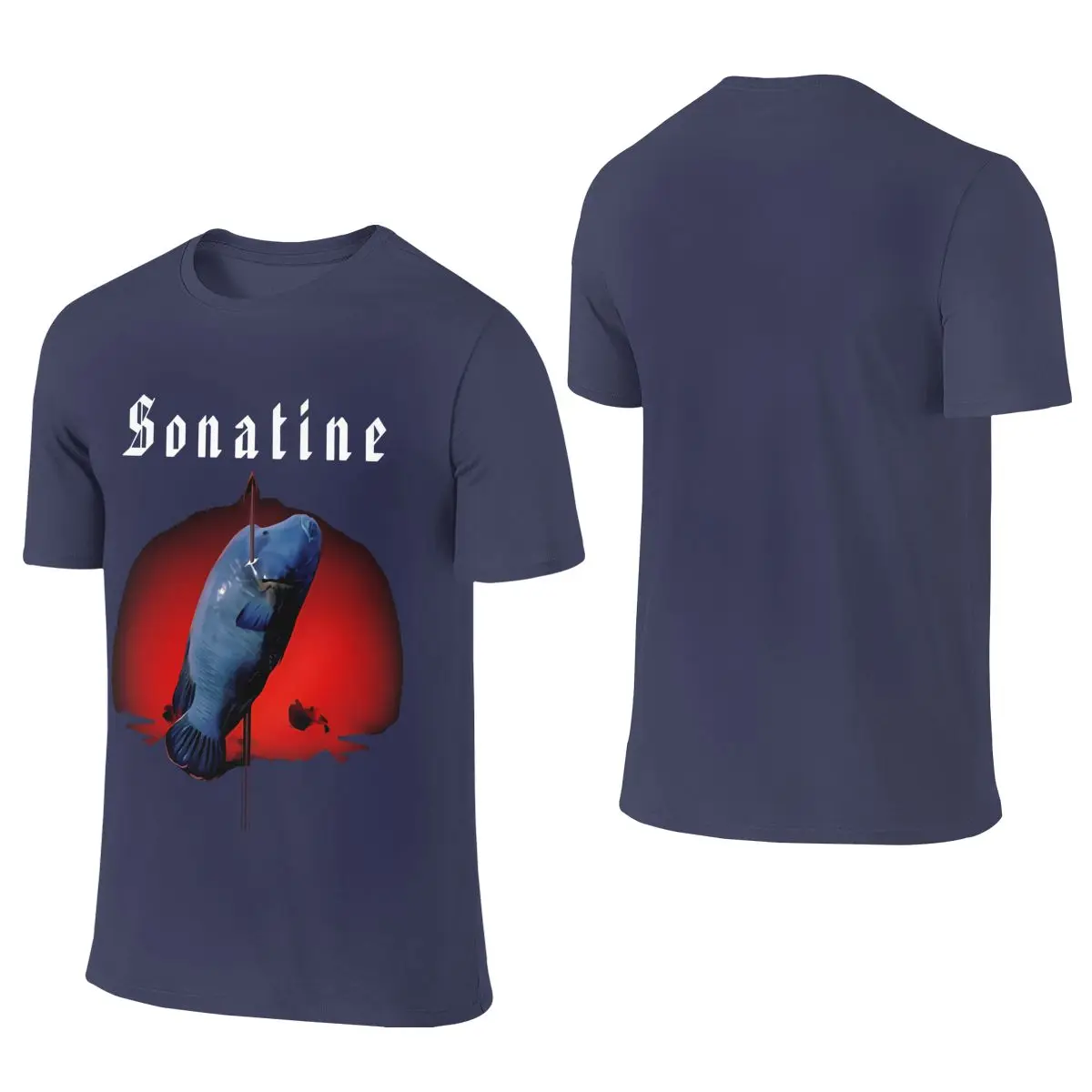 Sonatine Movie Takeshi Kitano Japanese - Vintage Fitted Reversible T-shirt Korean Style Casual   Women's T-shirts