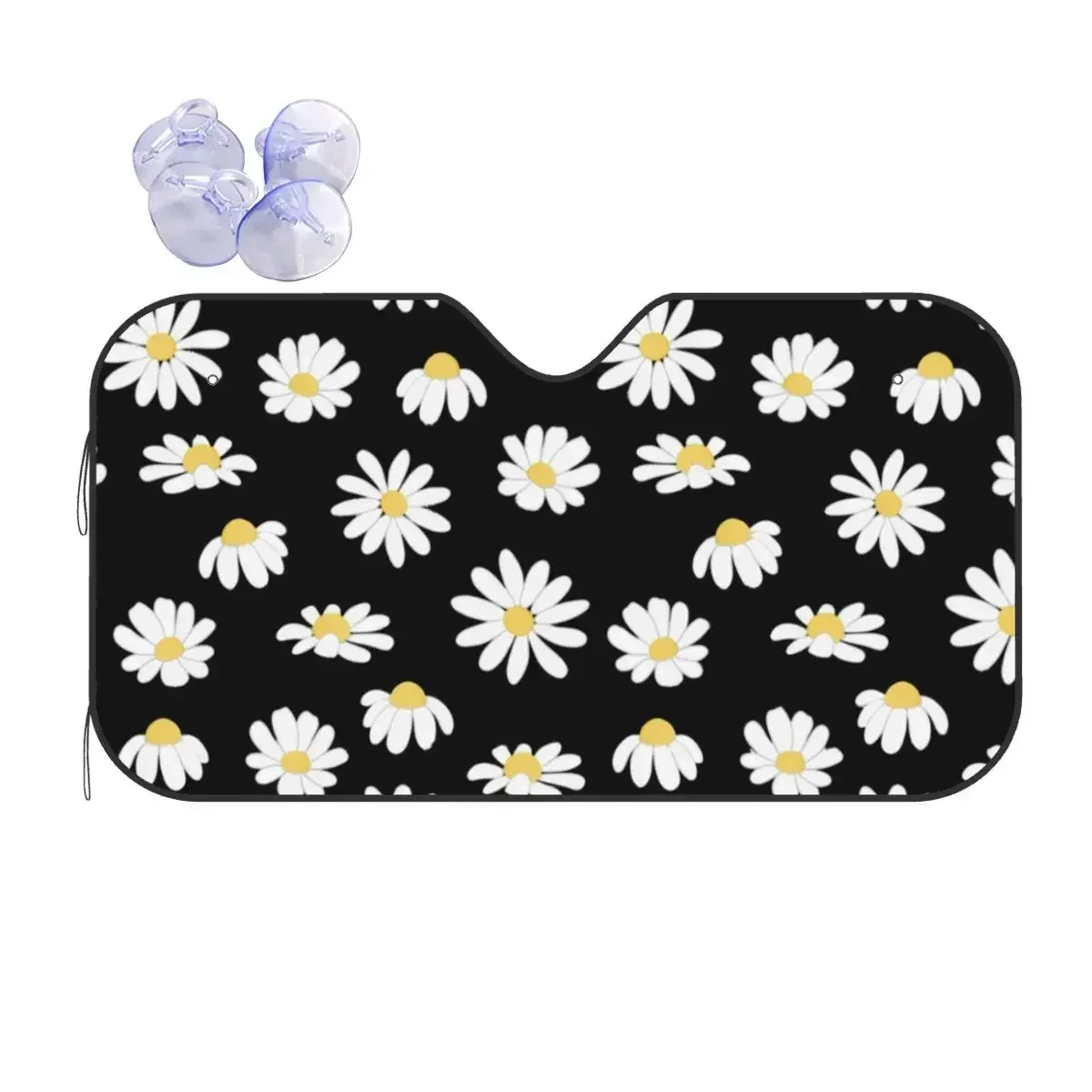 

Лобовое стекло Daisy Flowers Sunsha, складное переднее лобовое стекло автомобиля 70x130 см, козырек Sunsha, ледяной щит, защита от пыли