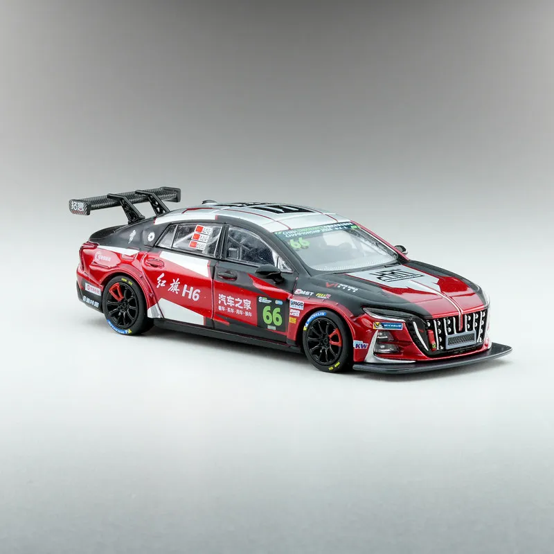 

XCARTOYS Car Toys For Boys Car Model Toys 1/64 Alloy Autohome Red Flag Racing Team Supercar Ornament 2024 Season Red Flag H6 Ra