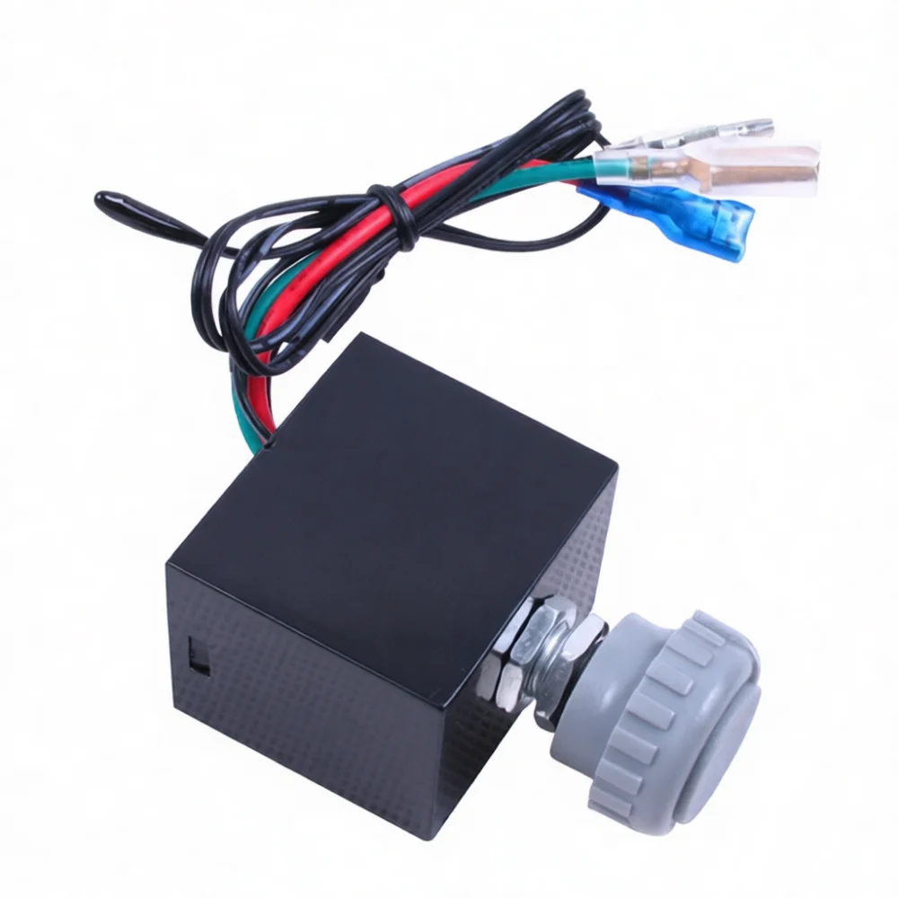 Vehicle AC Temperature Control Switch Programmable Electronic Sensor 3A Load High Sensitivity Automotive Cooling Device