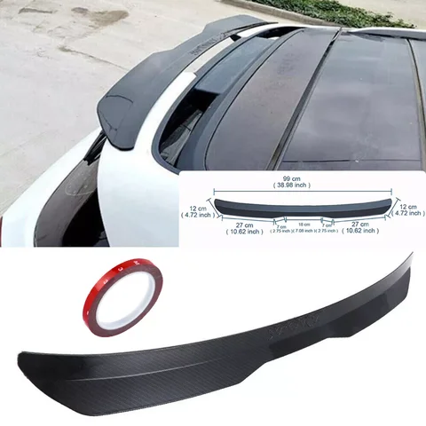 Carbole Universal Fließheck Auto Hinten Stamm Dach Lip Spoiler Heck Stamm Flügel Carbon Faser