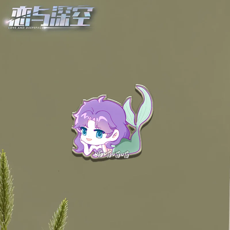 5 個の愛とディープスペース ゼイン シラス バッジ アニメ かわいいブローチ ラペルピン DIY バックパック帽子服アクセサリーグッズギフト