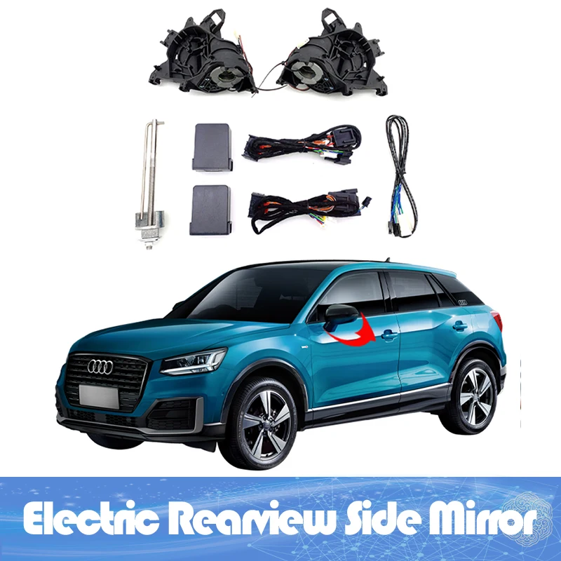 For Audi Q2 Auto Intelligent Automatic Car Electric Rearview Side Mirror Folding System Kit Module