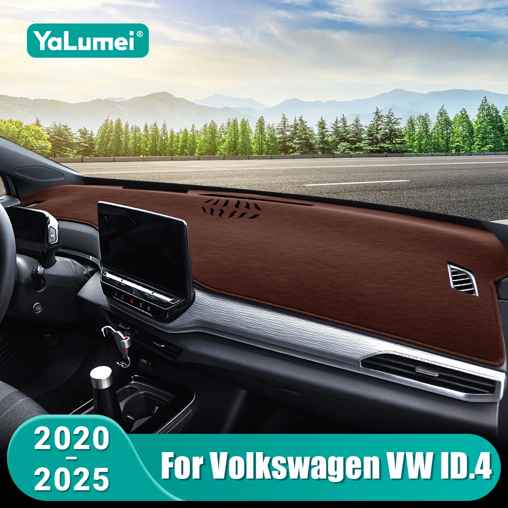 

For Volkswagen VW ID.4 ID4 2020 2021 2022 2023 2024 2025 Car Dashboard Mat Sun Shade Instrument Desk Non-slip Cover Accessories