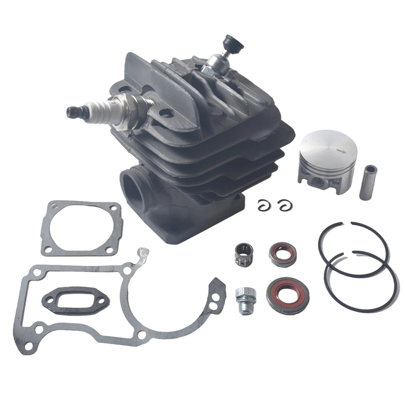 44.7MM Big Bore Cylinder With Piston Gaskets Kit For Stihl MS260 Pro 026 Chainsaw Top Engine Rebuild