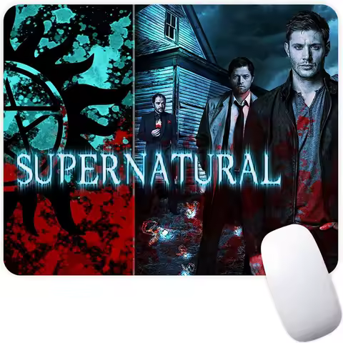 Supernatural Small Gaming Mouse Pad Computer Mousepad PC Gamer Mouse Mat XXL Laptop Mausepad Mouse Carpet Keyboard Mat Desk Pad
