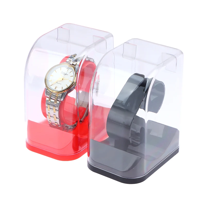 Innovative And Convenient Transparent Smart Watch Protective Display Box Plastic Storage Holder