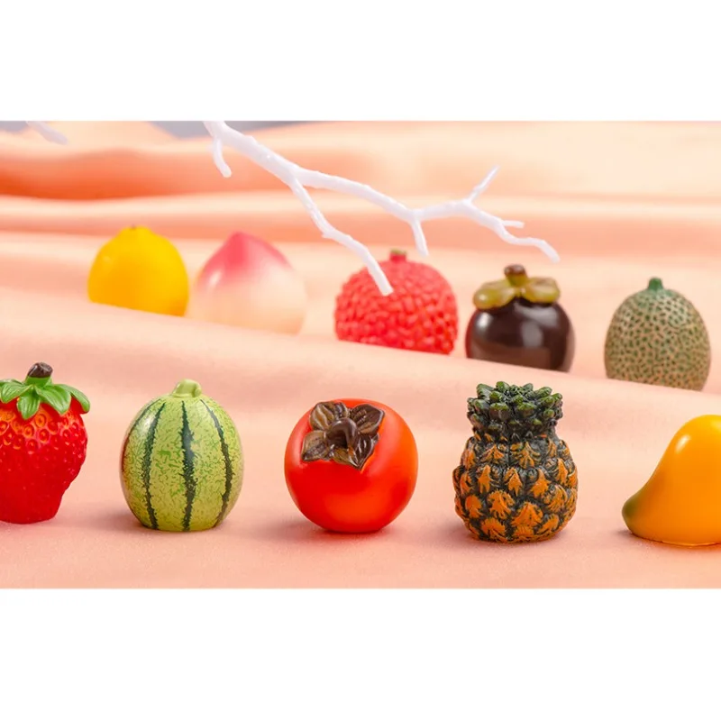 

Christmas Halloween New Year Party Home Decoration Artificial Fruits Apple Orange Lemon Peach Pear Watermelon Banana Fake Fruits