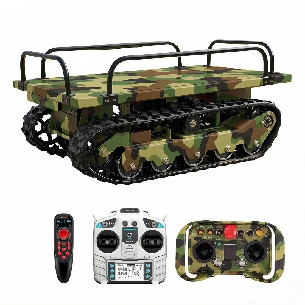 Hot Selling Remote Control Crawler Transporter Orchard Garden Picking Transport Multifunctional All-in-one Machine