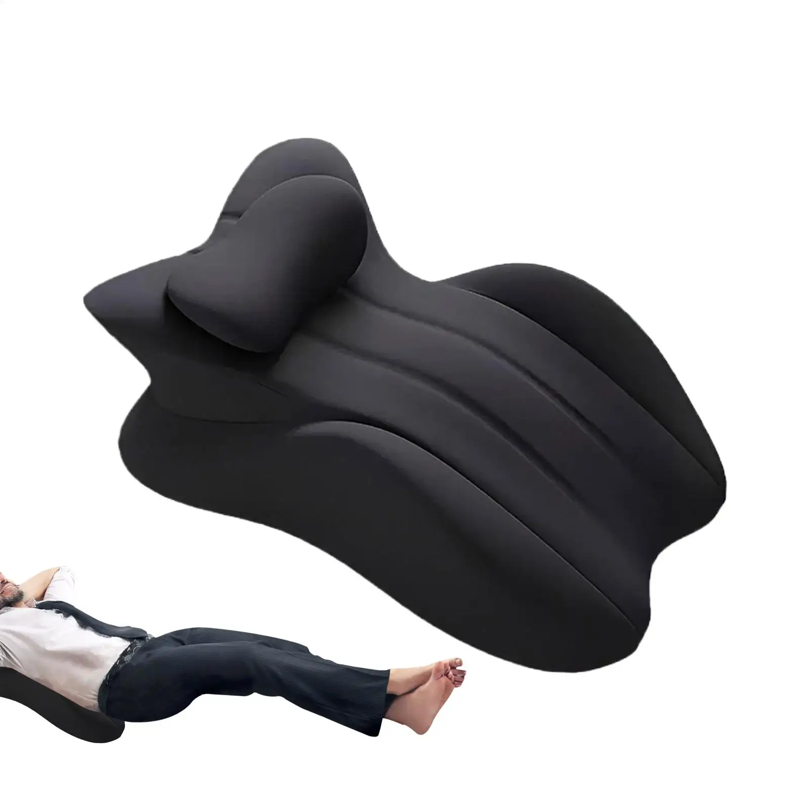 Intimacy Pillow Memory Foam Ergonomic Wedge Cushion 27-Degree Incline Couples Intimacy Pillow for Adults Home Bedroom Sleep Rest
