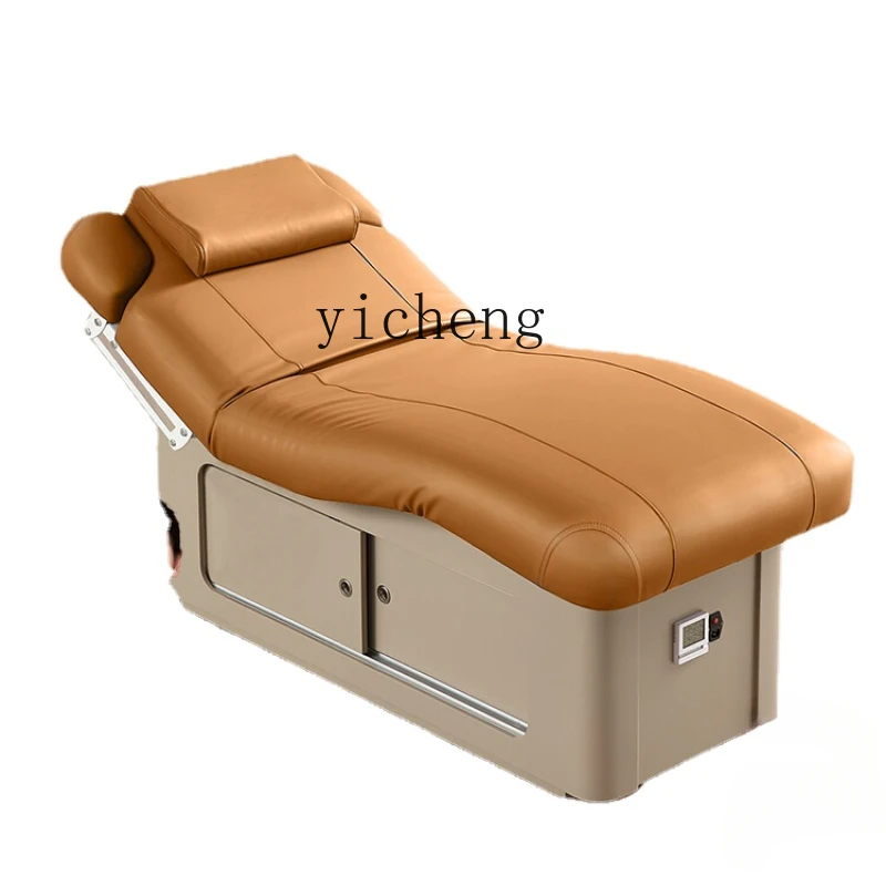 

ZC Electric Vibration Massage Facial Bed Beauty Salon Special Eyelash Massage Auxiliary Heat Physiotherapy Bed