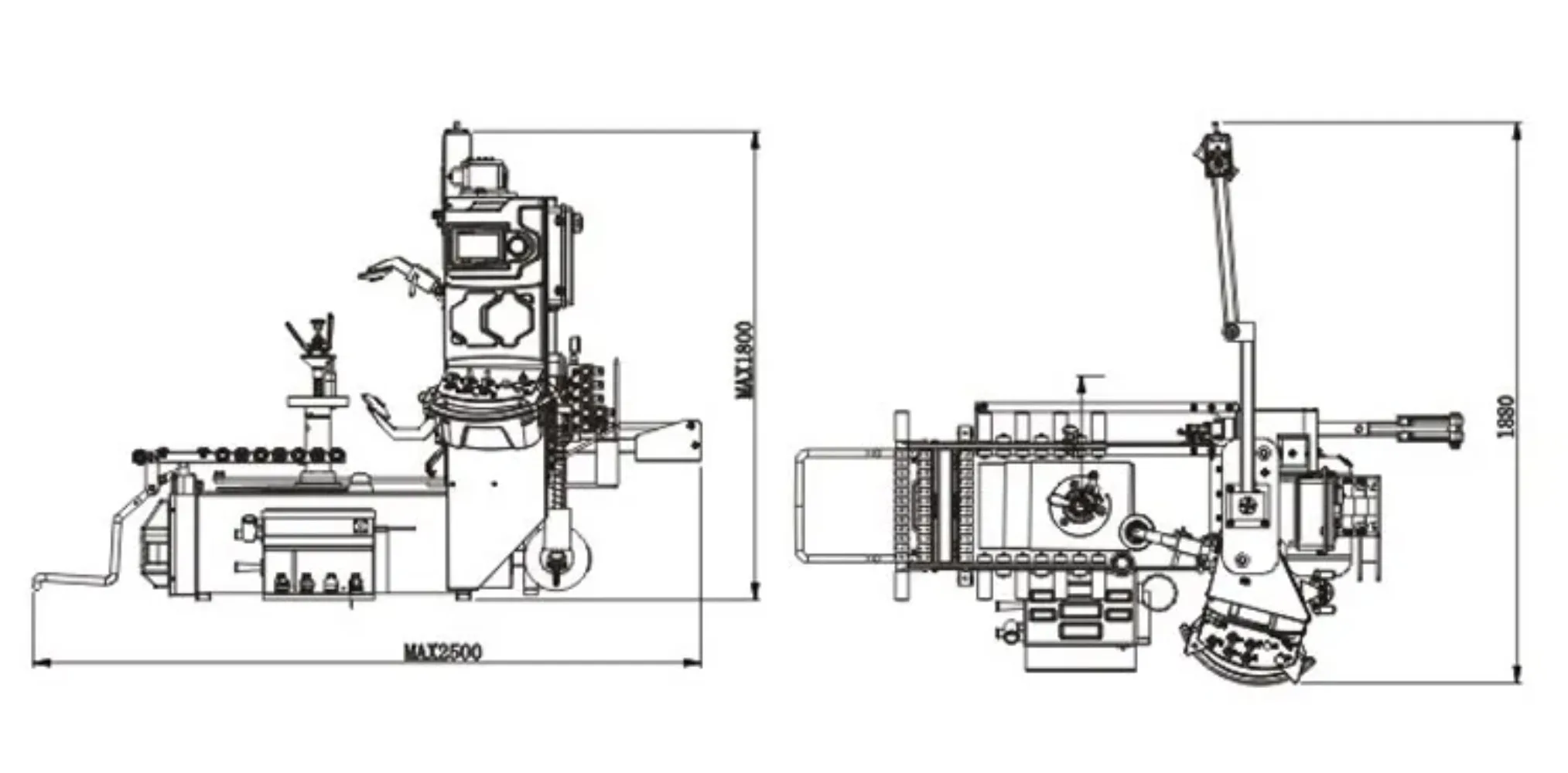 Factory Full Automatic Controlled Tire Changer/ Wheel Equipment/ Car Repair Machine