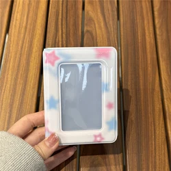 3 Inch Mini Kpop Album Cute Name Card Book Kpop Idol Card Binder Photo Album with 20 Pockets Small Card Collect Book Photo Album
