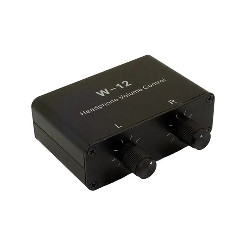 Hot-Sound Controller Headphone Volume Control 3.5Mm + 6.35Mm Stereo Volume Controller Adjustment For Left And Right Channels