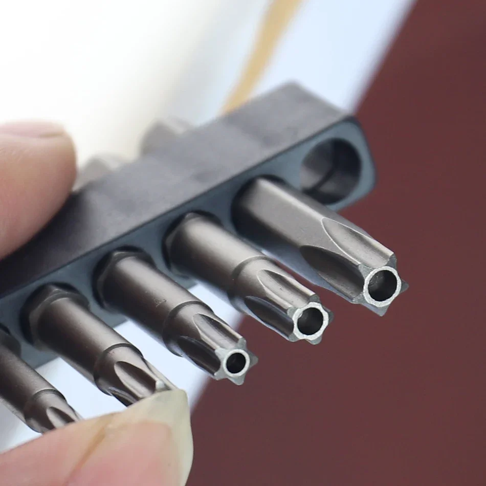 1/4 Inci Magnetik Pentakel Bintang Kepala Obeng Bit Pentalobe Obeng Listrik Bit Alat Tangan 25Mm Panjang T10-T40