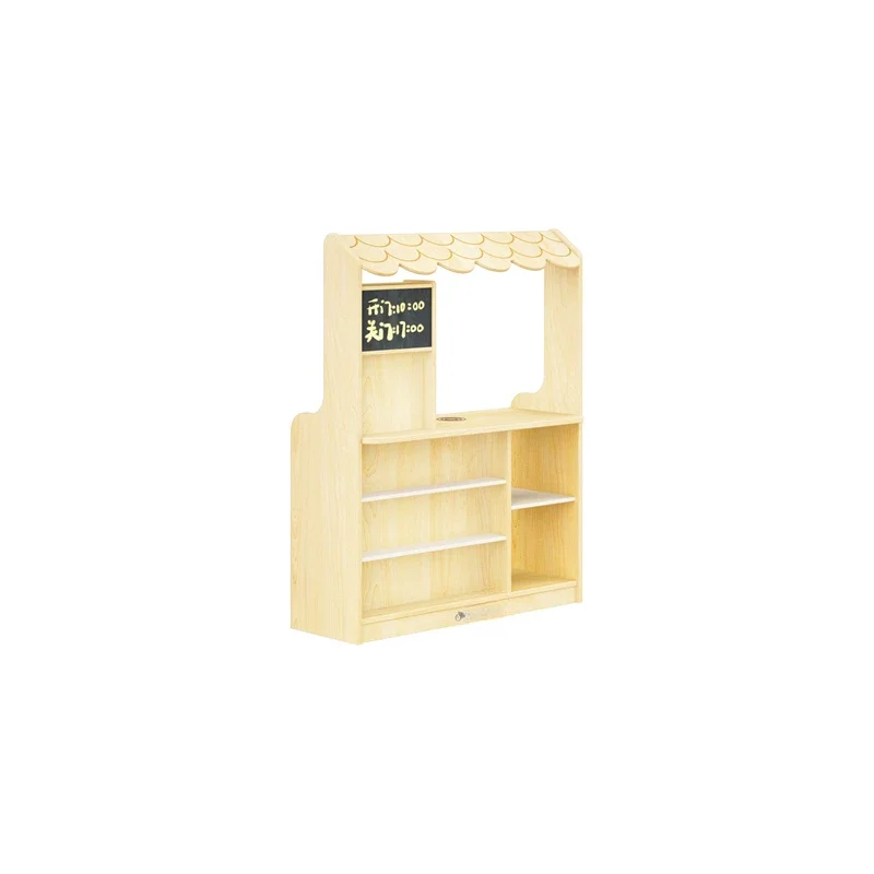 High-quality storage cabinet with compartment Wooden kindergarten furniture set Preschool furniture