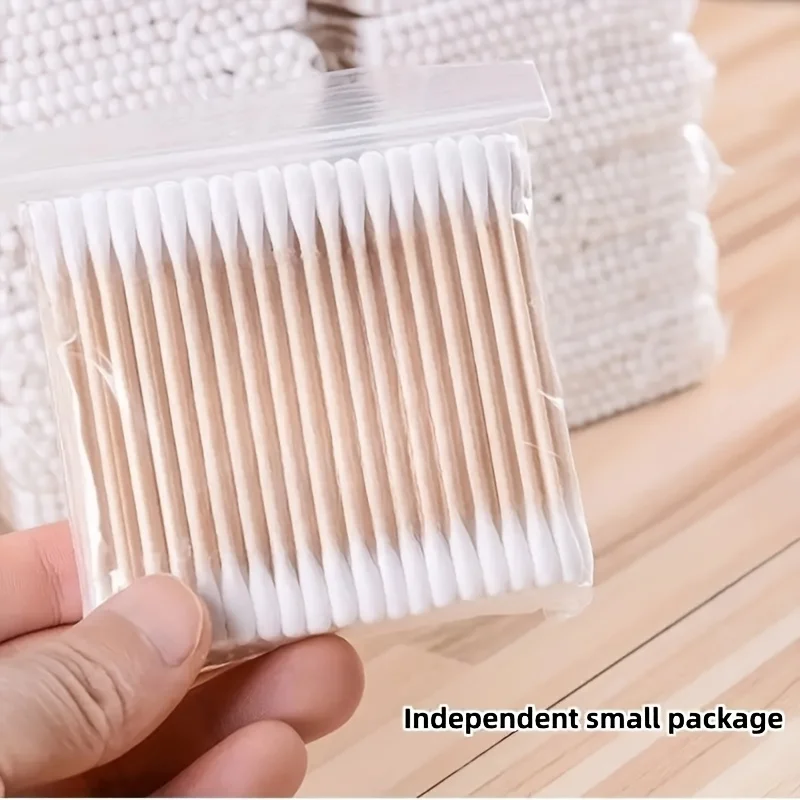 600pcs Double Headed Disposable Cotton Swabs, Makeup Remover and Personal Hygiene Products